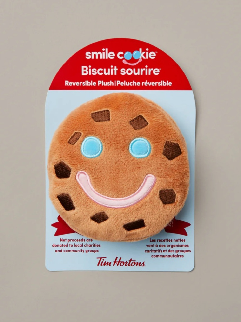 Tim Hortons Smile Cookie Plush - 4 faces